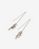 Metal Shiny Leaf Earrings